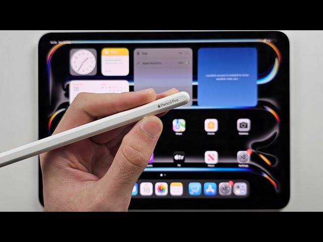 How To Connect Apple Pencil Pro to iPad Pro - YouTube