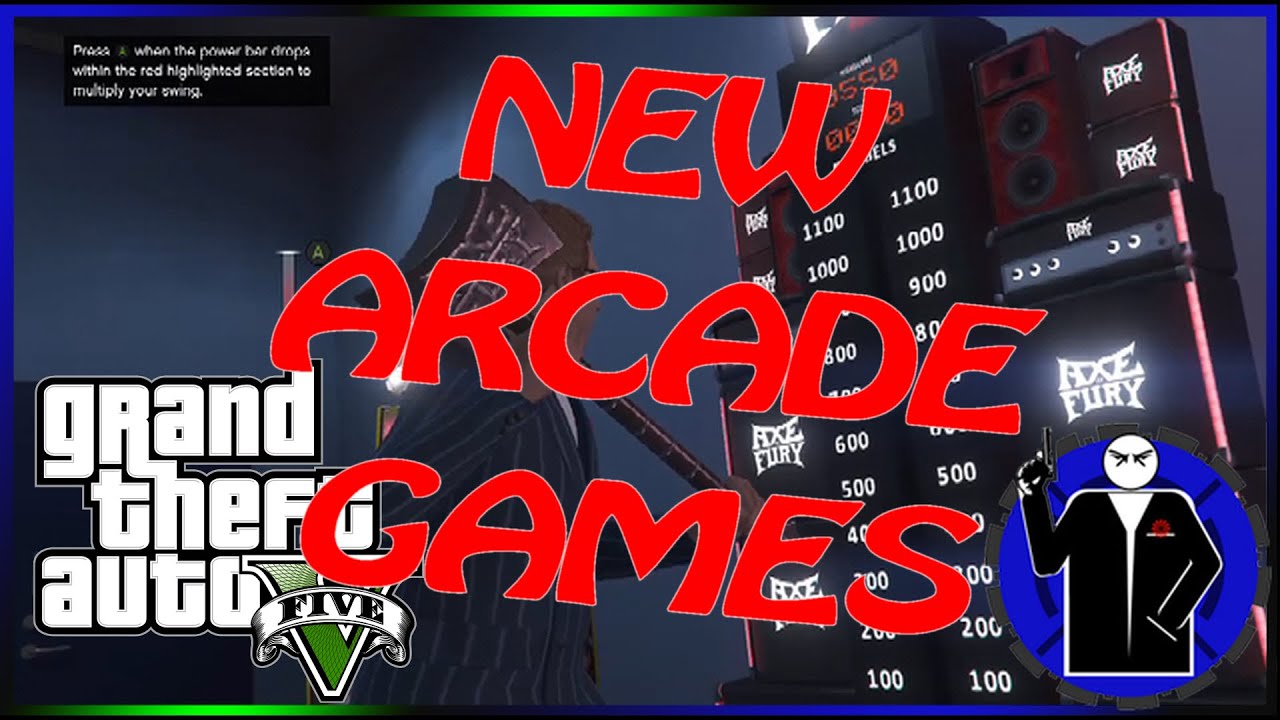 GTA NEW Arcade Games YouTube