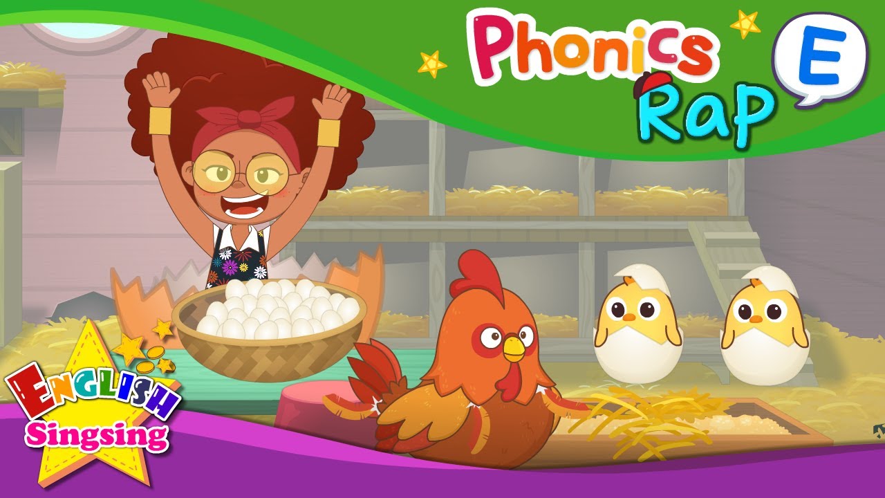 Phonics Rap E English Rap Educational video for Kids YouTube