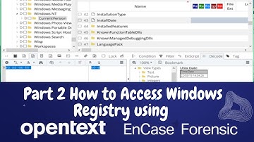 Digital Forensic Investigation Case in OpenText EnCase 23 | Part 2 Windows Registry