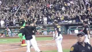 Pittsburgh pirates beat cincinnati reds national league wild card game
6-2 pnc park pa