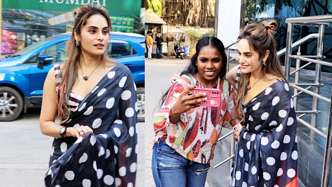 Bigg Boss 18 Fame Shrutika Arjun Sweet Gesture With FNAS Looks So Beautiful In Saree