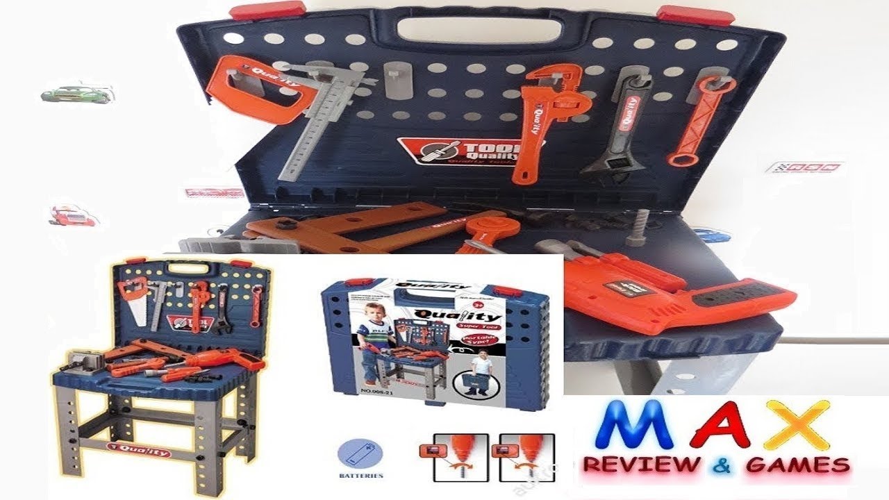Caixa De Ferramentas De Brinquedo Big Maxi Tools Review Kit Ferramentas Maleta Oficina Infantil Bel Toys Kids Youtube