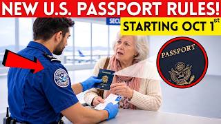 New Passport Rules For Seniors Starting OCT 2026 Don't Get DENIED!