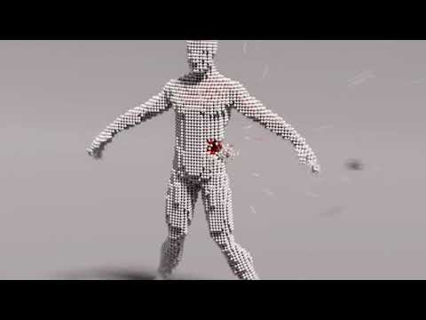 Atomic ragdolls -  EPISODE 1, spherical projectile