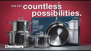 Agean Stainless Steel Cookware Set | Checkers South Africa