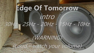 Subwoofer cabinet -  Edge Of Tomorrow intro