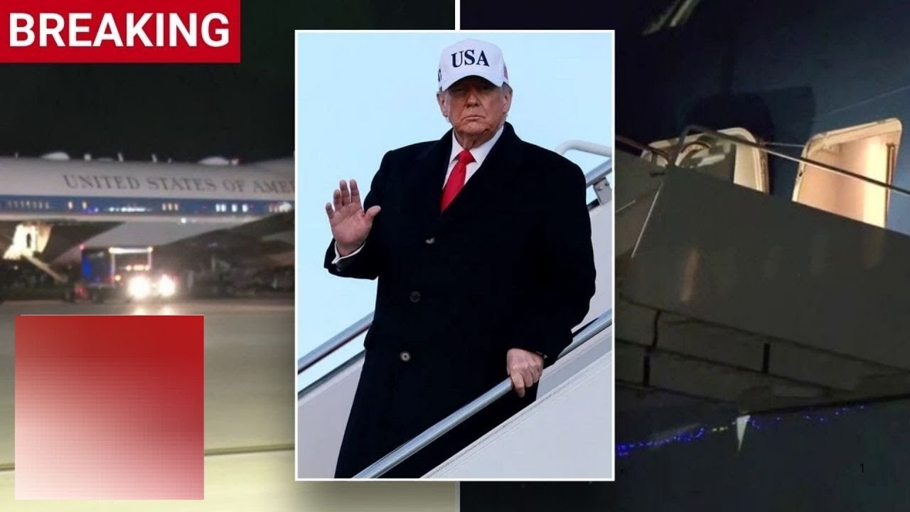BREAKING: Air Force One turns around shortly after takeoff for Trump's trip to Switzerland