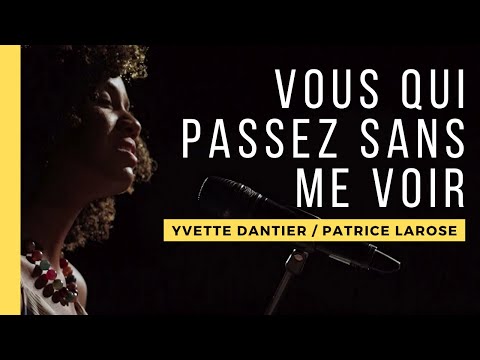 Vous qui passez sans me voir Charles Trenet ( Interprété par Yvette Dantier et Patrice Larose )