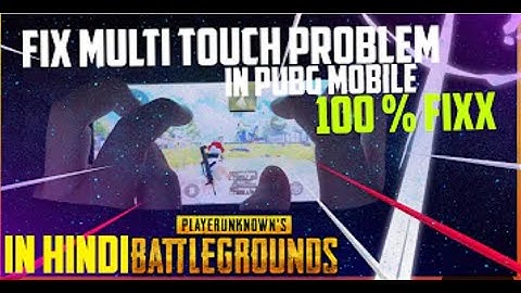 How To Fix Multi Touch Problem In PUBG MOBILE   For All Devices   100% Issue Solved HINDI