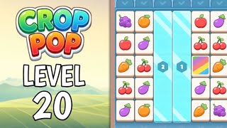 Crop Pop Level 20 Solution Gameplay   