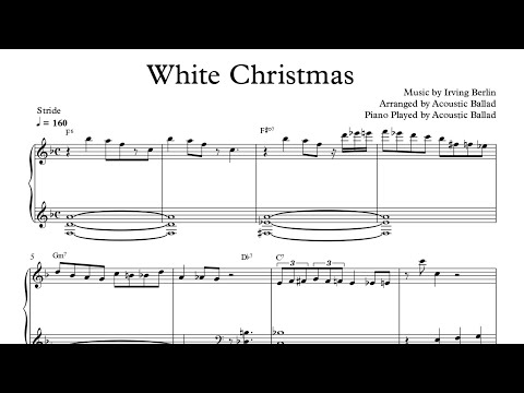 White Christmas (Solo Piano Ver.) - Irving Berlin