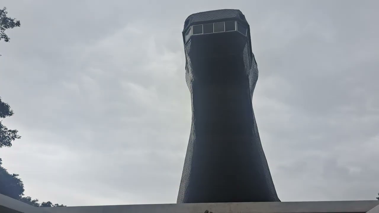 POV Taman Mini Indonesia Indah TMII dari shuttle bus