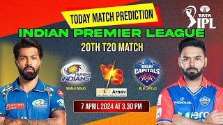 MUMBAI VS DELHI 20TH MATCH TOSS PREFICTION || IPL 2024 TOSS WINNER 🔥 screenshot 4
