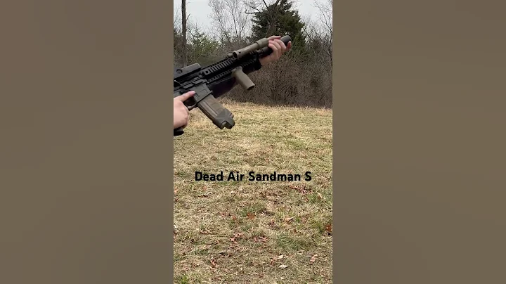 Dead air sandman s suppressor on 10.3 in barrel