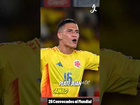 ¡LISTA DEFINITIVA de COLOMBIA para el Mundial 2026! 🇨🇴🏆#seleccioncolombia #futbol #colombia #mundial