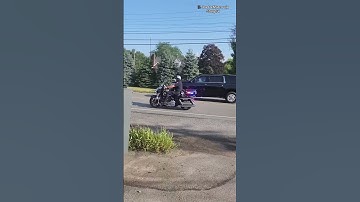 Moment Trump motorcade speeds away from rally shooting