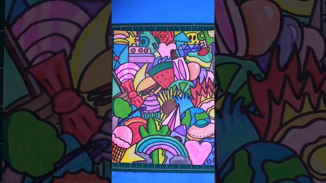 Doodle Art with Sharpie Markers 