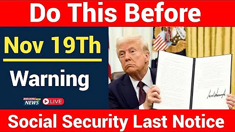 Social Security Warning — Important Step Before Nov 19th to Keep SSA, SSI & SSDI Payments!