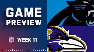 Carolina Panthers vs. Baltimore Ravens | 2022 Week 11 Game Preview