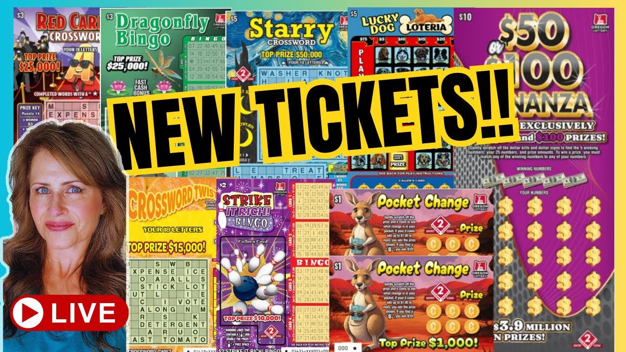 NEW TICKETS! $50 or $100 BONANZA, BINGO, CROSSWORD, LOTERIA LOTTERY SCRATCH OFF TICKETS 