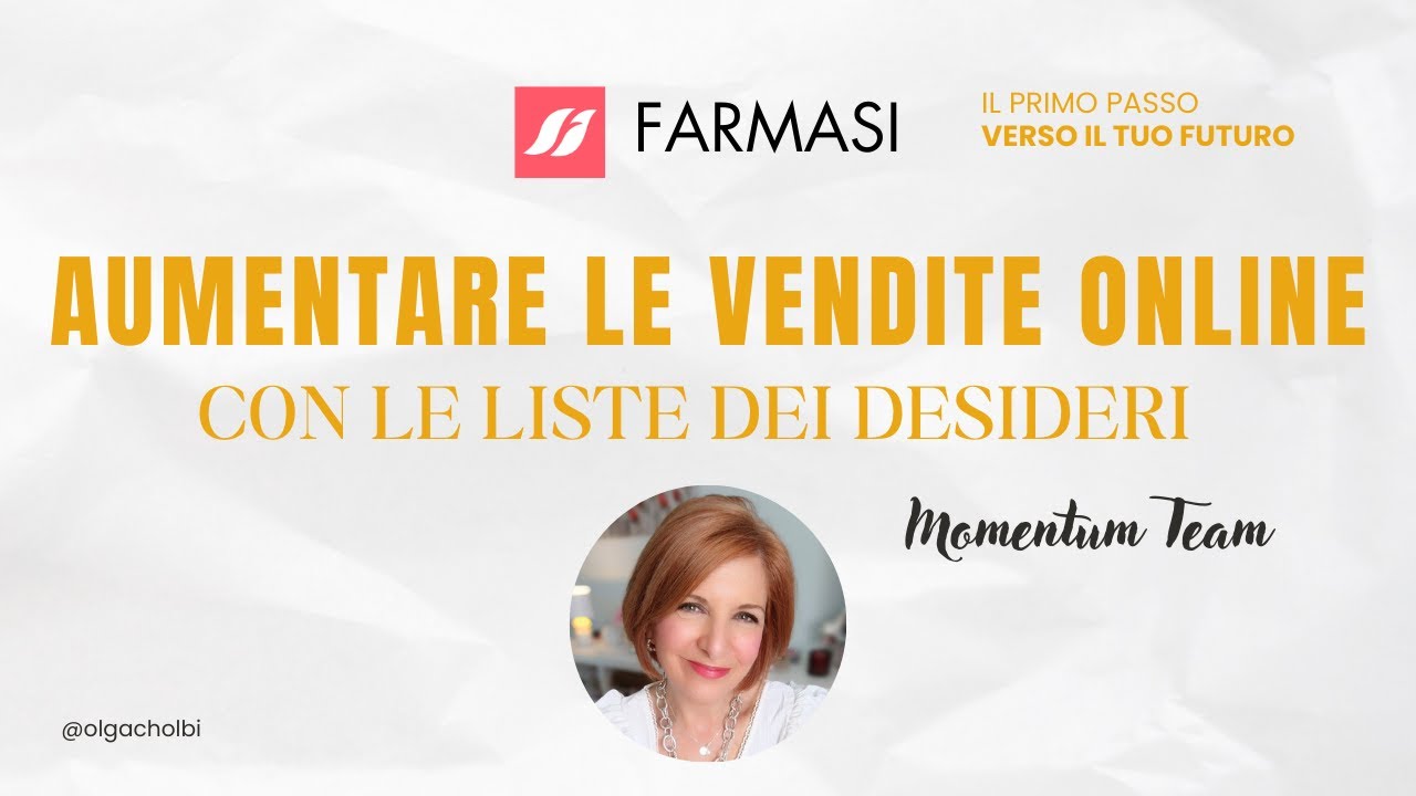 Come AUMENTARE le Vendite Online con Farmasi usando le Liste dei Desideri 🚀 | Strategia semplice