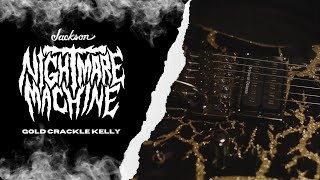 Brandon Ellis' Custom 27-Fret Gold Crackle Kelly | Nightmare Machine | Jackson Guitars