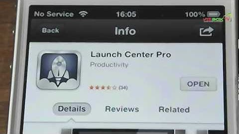 Launch Center Pro App Review for iPhone and iPod Touch