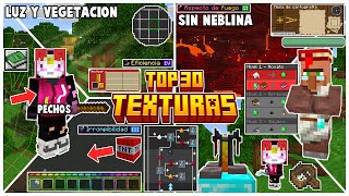 😱30 TEXTURAS ÚTILES para MINECRAFT PE 1.21 - TEXTURAS para MINECRAFT BEDROCK!