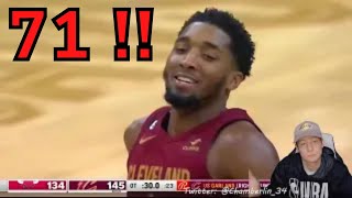 Donovan Mitchell 71 PTS Reaction! ZTAY reacts to Donovan Mitchell 71 PTS!