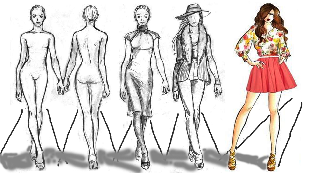 57000 Womens Fashion Model Illustrations RoyaltyFree Vector Graphics   Clip Art  iStock