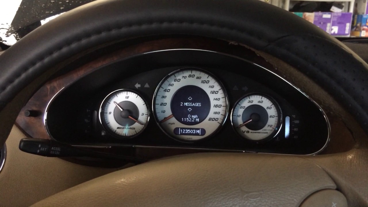W219 W211 Service Reset Mercedes Cls500 Cls550 Cls55 Amg Youtube