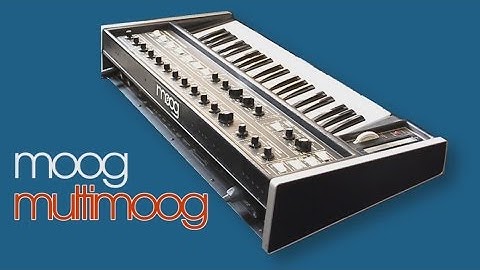 MOOG MULTIMOOG Analog Synthesizer 1978 | HD DEMO