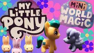 My Little Pony Mini World Magic Critter Corner Micro Tiny Playset With Hitch Trailblazer Unboxing