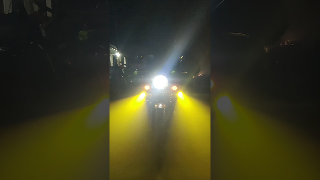 Marcedes Hjg Fog Light Install on Honda highness 350 