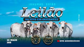 VALE DO MEIA PONTE LEILÕES - INHUMAS - LEILÃO VIRTUAL E PRESENCIAL - 25 DE MAIO DE 2026.