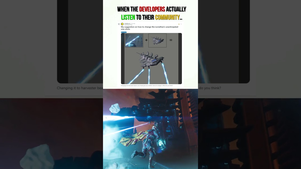 When The Developers Actually Listen To Their Community - Helldivers 2