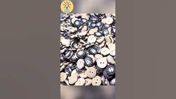 Beautiful Buttons Manufacturing from Animal Bones #shortsfeed