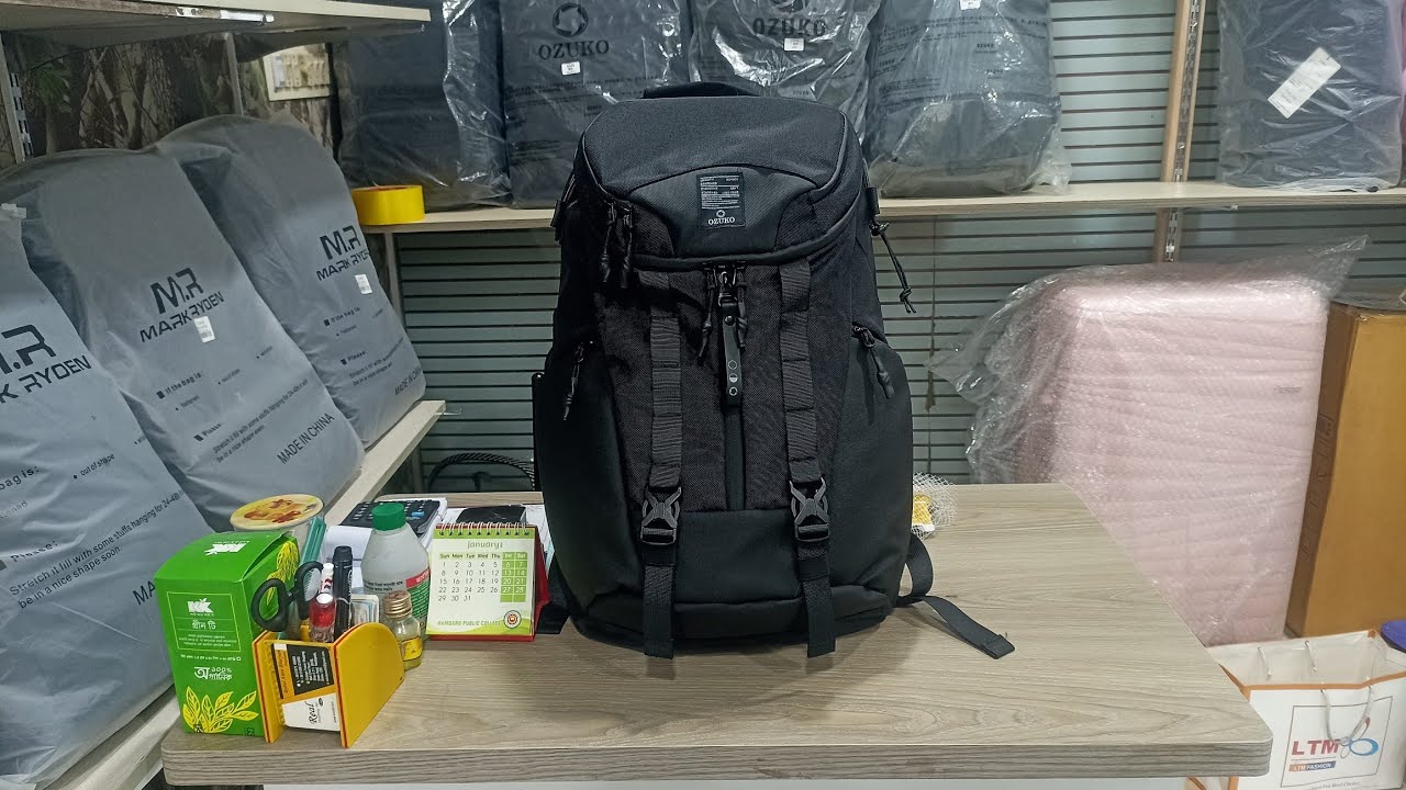 Ozuko 9639 Waterproof Mens Casual business laptop 15.6 Backpack