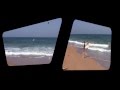 Kitesurfing off North Narrabeen, Sydney