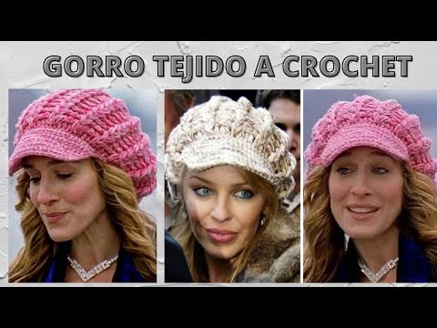 como tejer a crochet el gorro de las famosas facil regalo(subtitles)