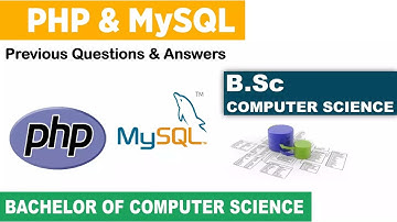 Kerala University | BSc Computer Science |Fourth Semester| PHP & MySQL| Previous Questions & Answers