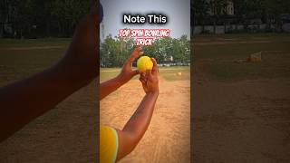 Top Spin Bowling Trick 🔥🏏ft- Akash Lohar #desicricket #tenniscricket #offspin