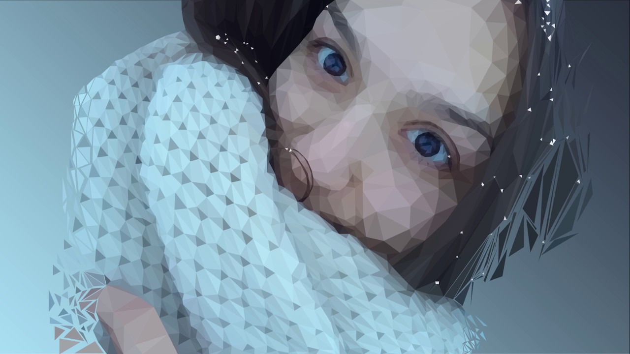 Speed ​​art "Low Poly" (Photoshop) #1