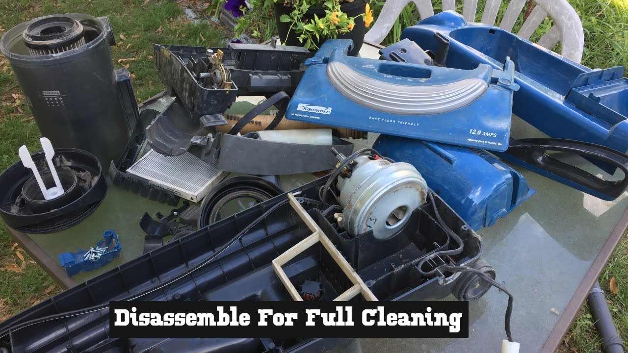 Kenmore Elegance Upright Vac Disassemble For Full Cleaning YouTube