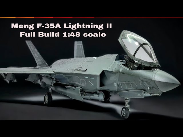 MENG F-35A Lockheed Martin Lightning Fighter 1:48 scale Full Build