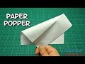 How to make a paper popper  loud paper banger