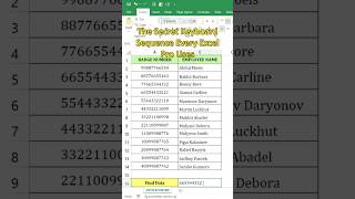 The Secret Keyboard Sequence Every Excel Pro Uses #excel #dataextractor #exceltips #dataanlysis