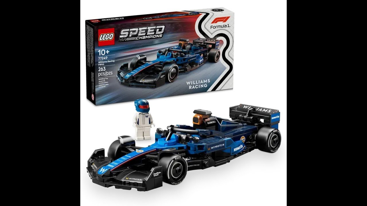 LEGO 77249 Speed Champions F1 Williams Racing SPEED BUILD!