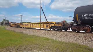 CSX Q485-16 With 3260 ( ET44AH) With A Good Size  Train As It Makes His Way To Andrews SC